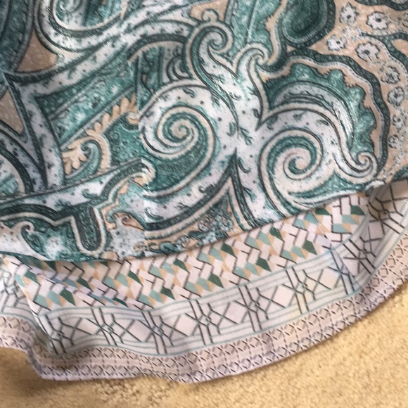 WHBM layered skirt green-multi size 4 - Picture 5 of 5